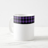 Mug Motif plaid de Buffalo (Devant gauche)