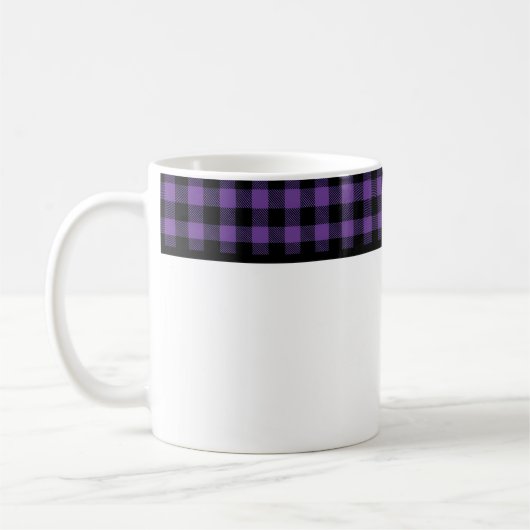 Mug Motif plaid de Buffalo (Gauche)