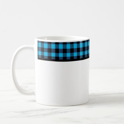 Mug Motif plaid de Buffalo (Gauche)
