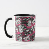Mug Motif Plaid Des Filles Hex (Gauche)
