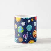 Mug Motif, Planètes, Étoiles, Cosmos, Votre Nom (Centre)