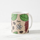 Mug Motif Plante Java (Devant droit)