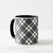 Mug Motif plaqué noir et blanc Little Glen Coffee M (Devant gauche)