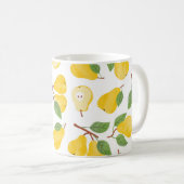 Mug Motif poires imperméables. fruit vintage b (Devant droit)