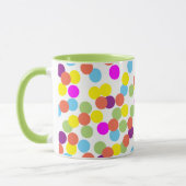 Mug Motif Pois multicolore (Gauche)