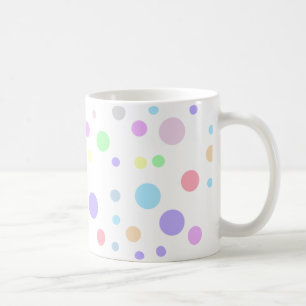 Mug Motif pois pastel aléatoire