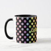 Mug Motif Pois Rainbow (Gauche)