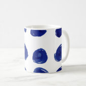 Mug Motif pois sans couture peint à la main (Devant droit)