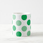 Mug Motif pois vert (Centre)