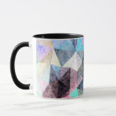 Mug Motif polygonal en marbre (Gauche)