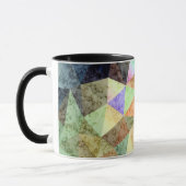 Mug Motif polygonal en marbre (Gauche)