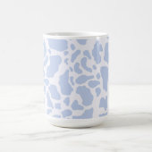 Mug Motif Poster de animal des points de vache bleu (Centre)