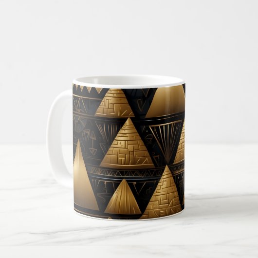 Mug Motif Pyramide d'or (Devant gauche)