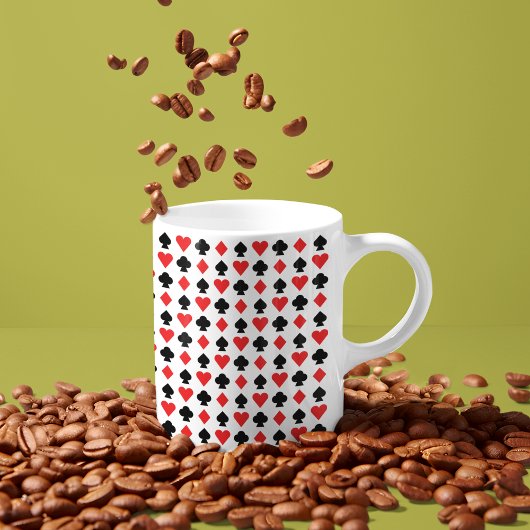Mug Motif quatre formes de carte