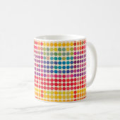 Mug Motif Rainbow Dot Abstrait (Devant droit)