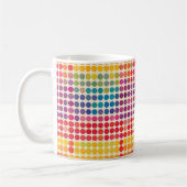 Mug Motif Rainbow Dot Abstrait (Gauche)