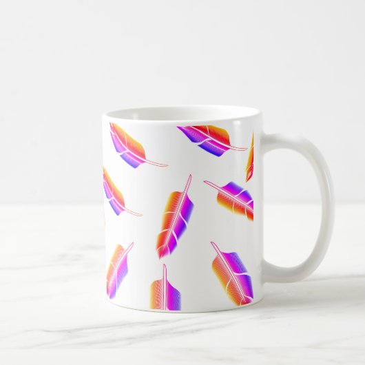 Mug Motif Rainbow Feather (Droite)