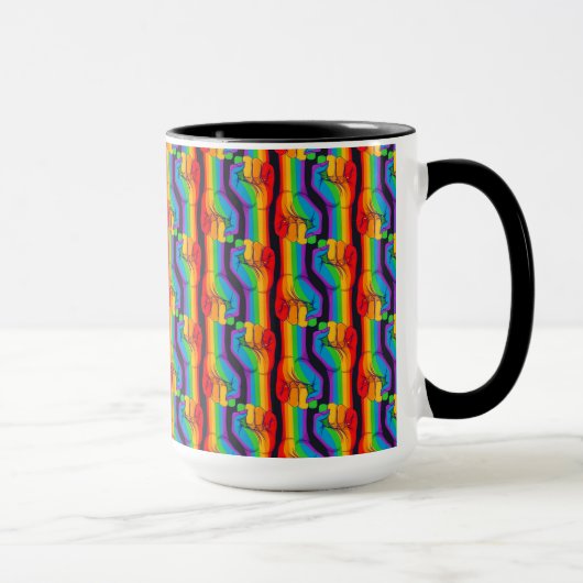 Mug Motif Rainbow Fist (Droite)