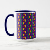 Mug Motif Rainbow Hearts (Gauche)