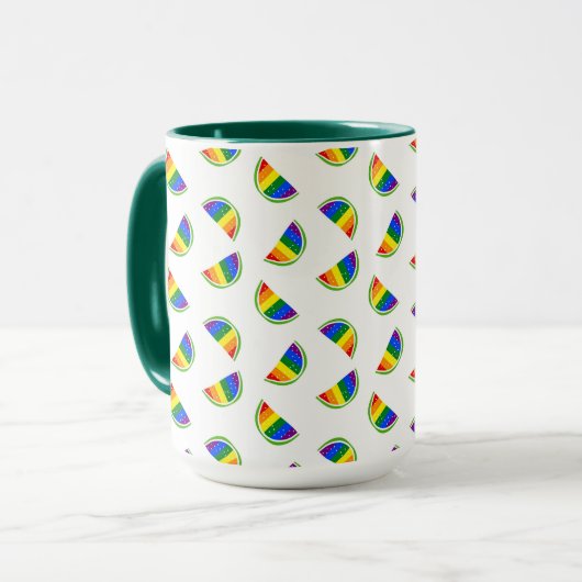 Mug Motif Rainbow Watermelon (Devant gauche)