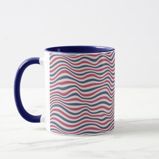 Mug Motif rayé 2 (Gauche)