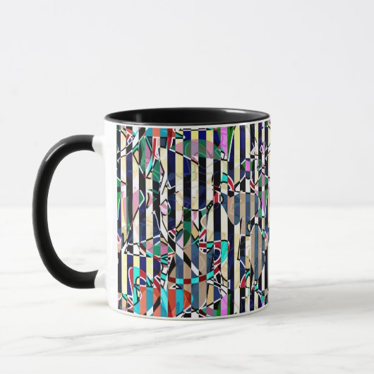 Mug motif rayé Abstrait (Gauche)