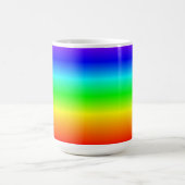Mug Motif rayé coloré arc-en-ciel (Centre)