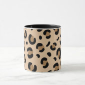 Mug Motif rayé de tigre gras – Conception d'impression (Centre)