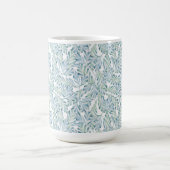 Mug Motif rayé décoratif de feuille (Centre)