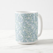Mug Motif rayé décoratif de feuille (Devant droit)