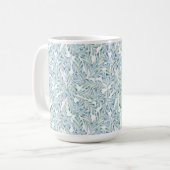 Mug Motif rayé décoratif de feuille (Devant gauche)
