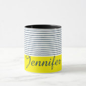 Mug Motif rayé moderne (Centre)