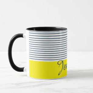 Mug Motif rayé moderne