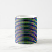 Mug Motif rayé vert et bleu (Centre)