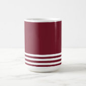 Mug Motif Rayures Rouges et Blanches (Centre)