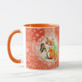 Mug motif renard et papillon (Gauche)