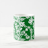 Mug Motif répété Floral Vert Et Blanc (Centre)