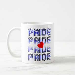 Mug Motif Rétro Cœur en Cuir