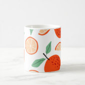 Mug MOTIF rétro de fruits d'agrumes TROPICAL (Centre)
