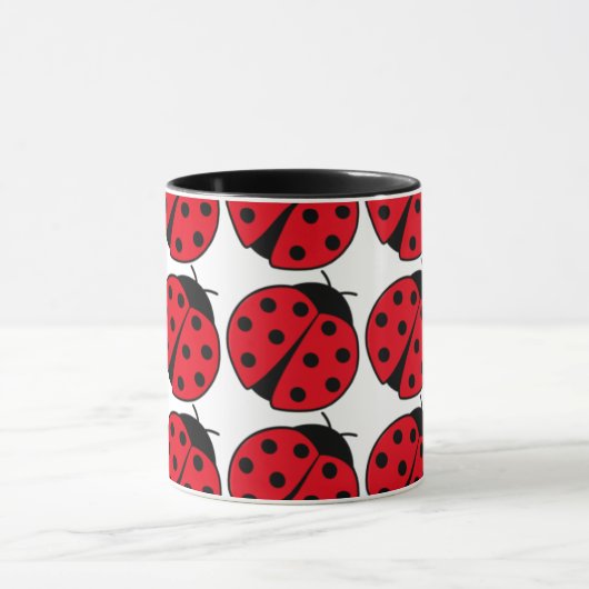 Mug Motif Retro Ladybug (Centre)
