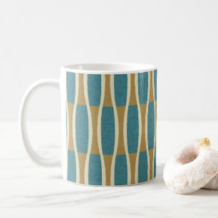 Mug Motif rétro Mid-Century Moderne
