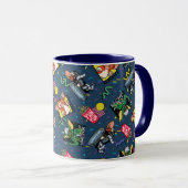 Mug Motif Rétro-onde Gremlins™ 80's (Devant droit)