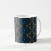 Mug Motif Rétro Vintage Deep Blue (Devant droit)