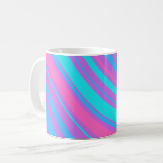 Mug Motif rétro Wavy (Devant gauche)
