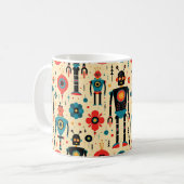 Mug Motif Robot Robot Retro Sci Fi (Devant gauche)