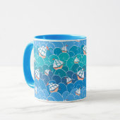 Mug Motif rocheux de mer (Devant gauche)