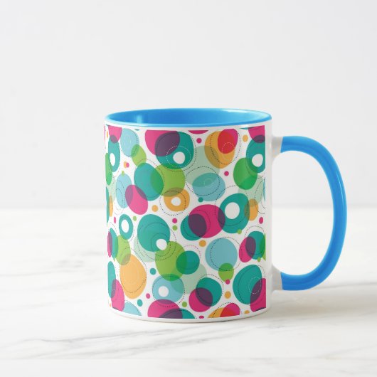 Mug Motif rond d'enfants de bulles (Droite)