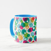 Mug Motif rond d'enfants de bulles (Devant gauche)