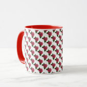 Mug Motif rose (Devant gauche)