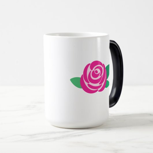 Mug Motif rose (Devant droit)